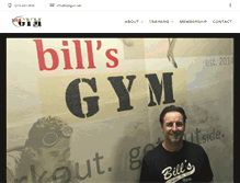 Tablet Screenshot of billsgym.net